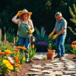 Cómo hacer jardín en terreno adecuado