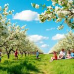 Cuando florecen los frutales en primavera