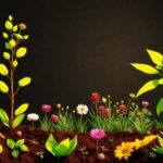 Reproducción de las plantas por semillas, tallos, hojas, raíces