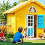 Casitas de madera para niños baratas
